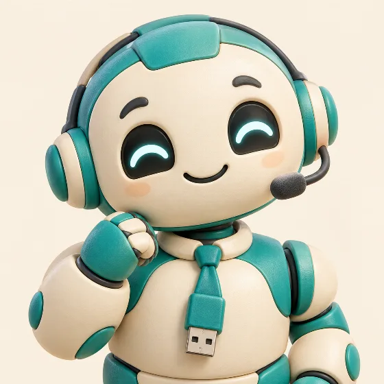 Playful robot placeholder portrait for Taher